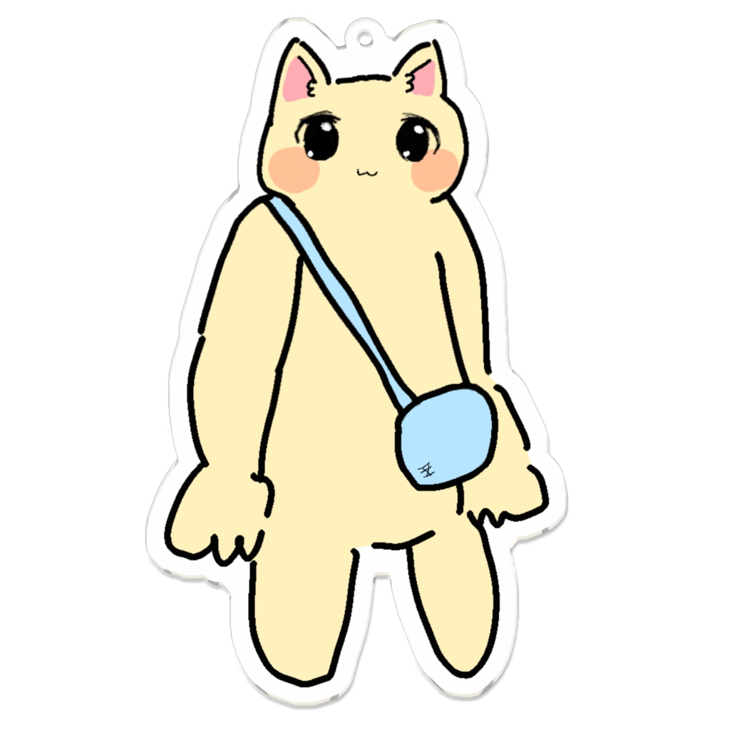 ですわにゃんのアクキーですわ