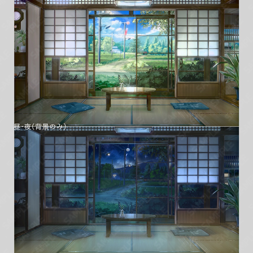 【動く背景】風鈴と日本の夏