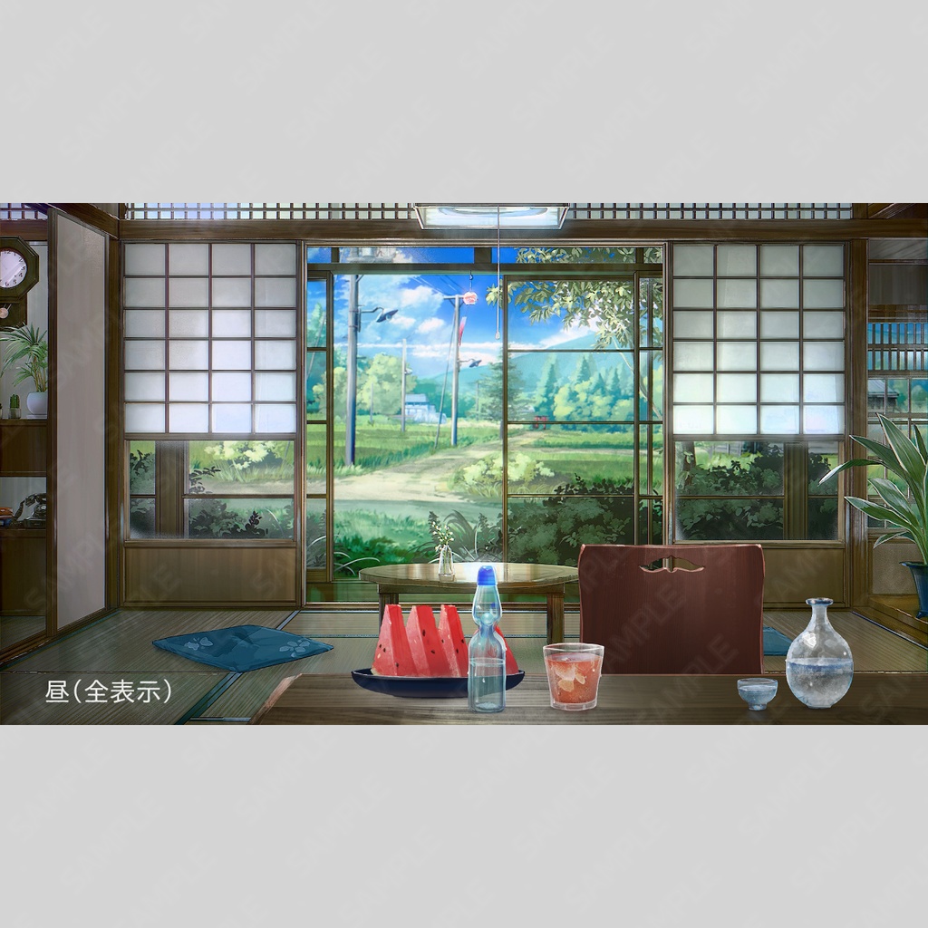 【動く背景】風鈴と日本の夏