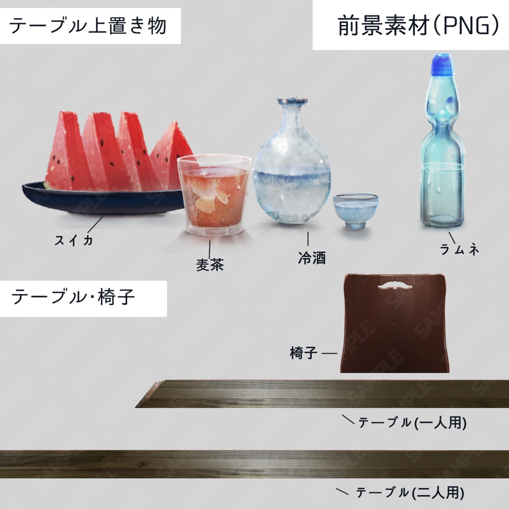 【動く背景】風鈴と日本の夏