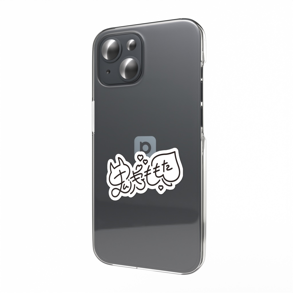 ネームサインステッカー(鬼虎ももた)ネオン・モノクロ