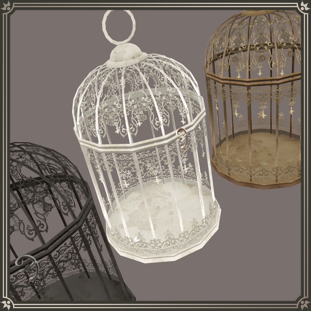 アンティークな鳥かご