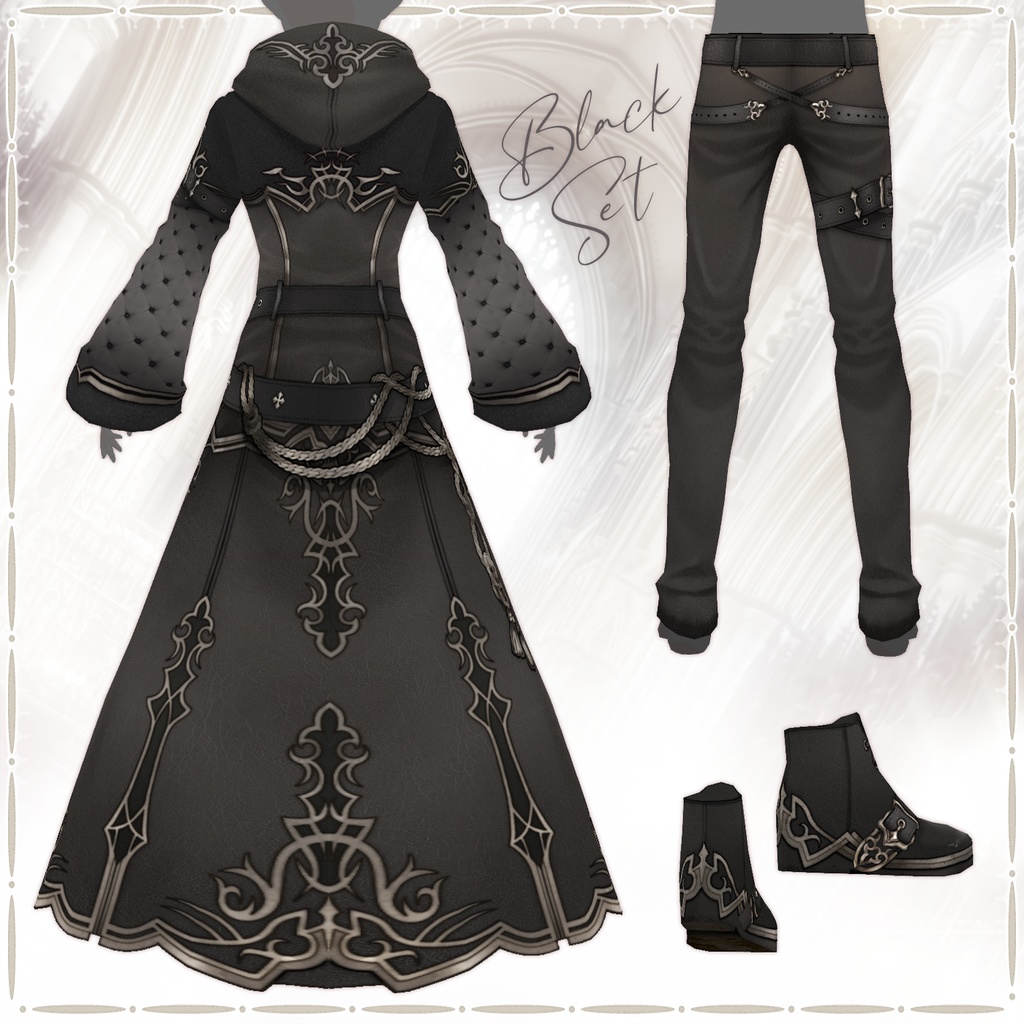 ウィザードローブ【 VRoid用衣装 】