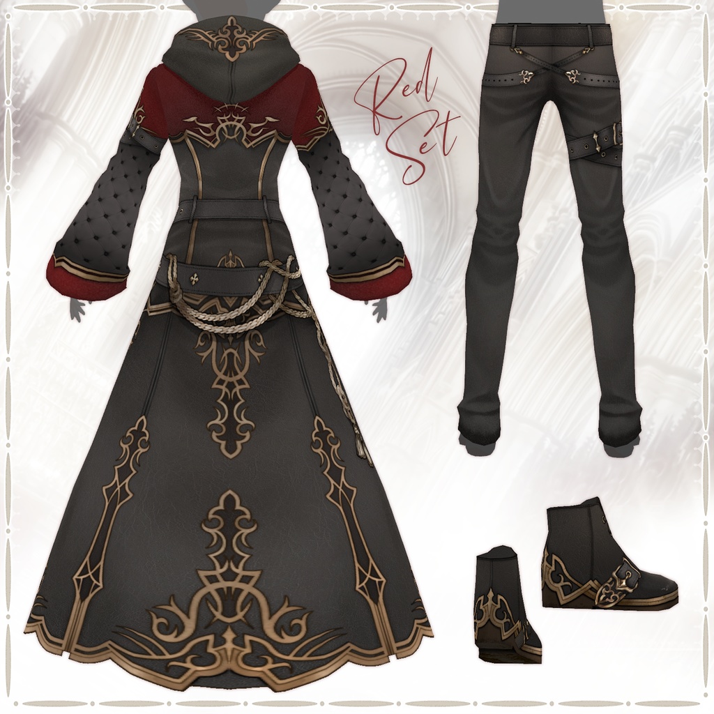 ウィザードローブ【 VRoid用衣装 】