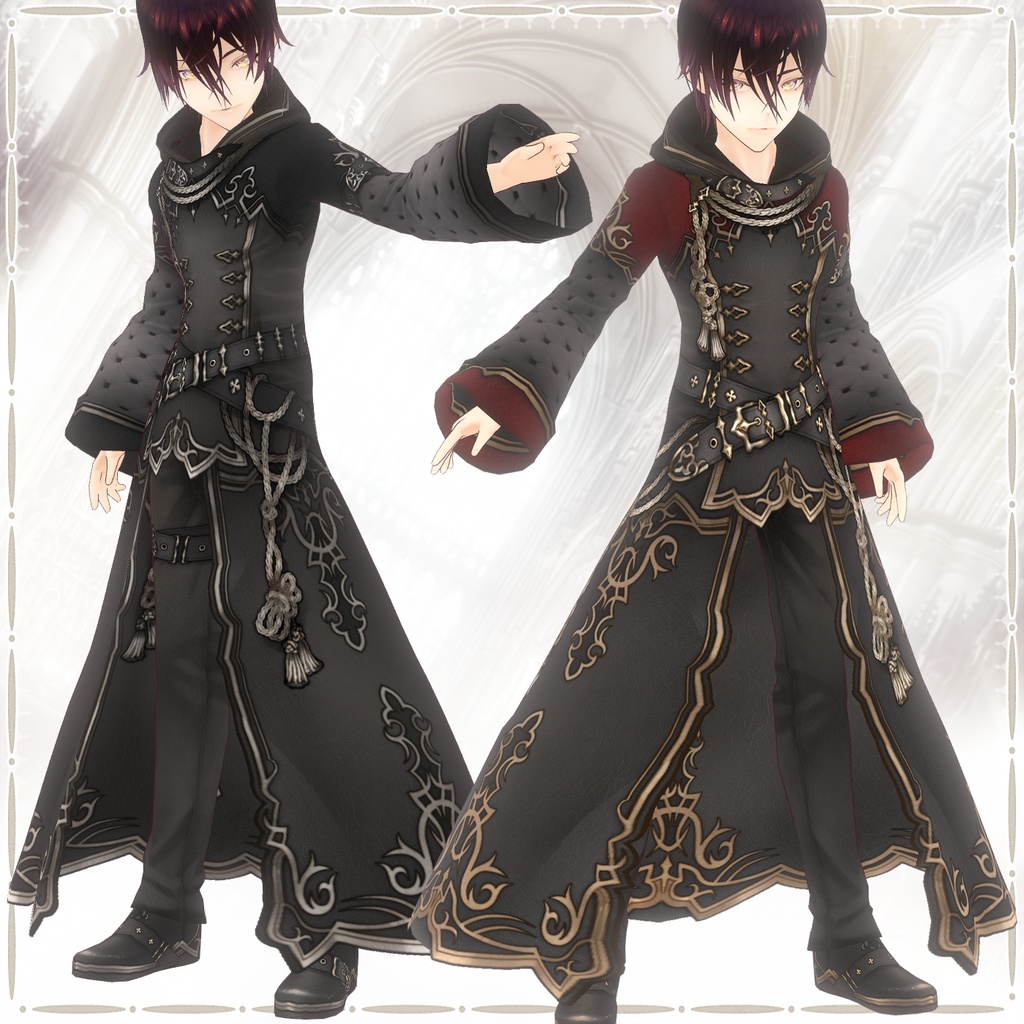 ウィザードローブ【 VRoid用衣装 】