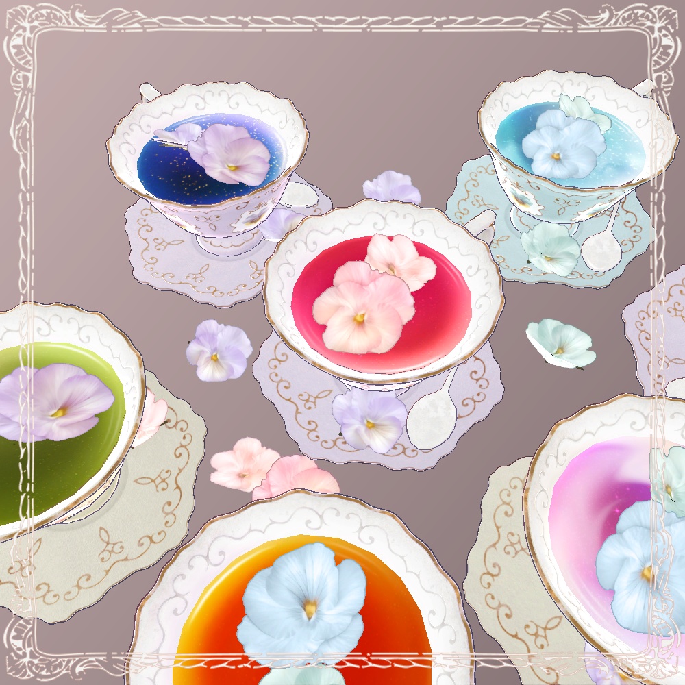 FlowerTeaSet