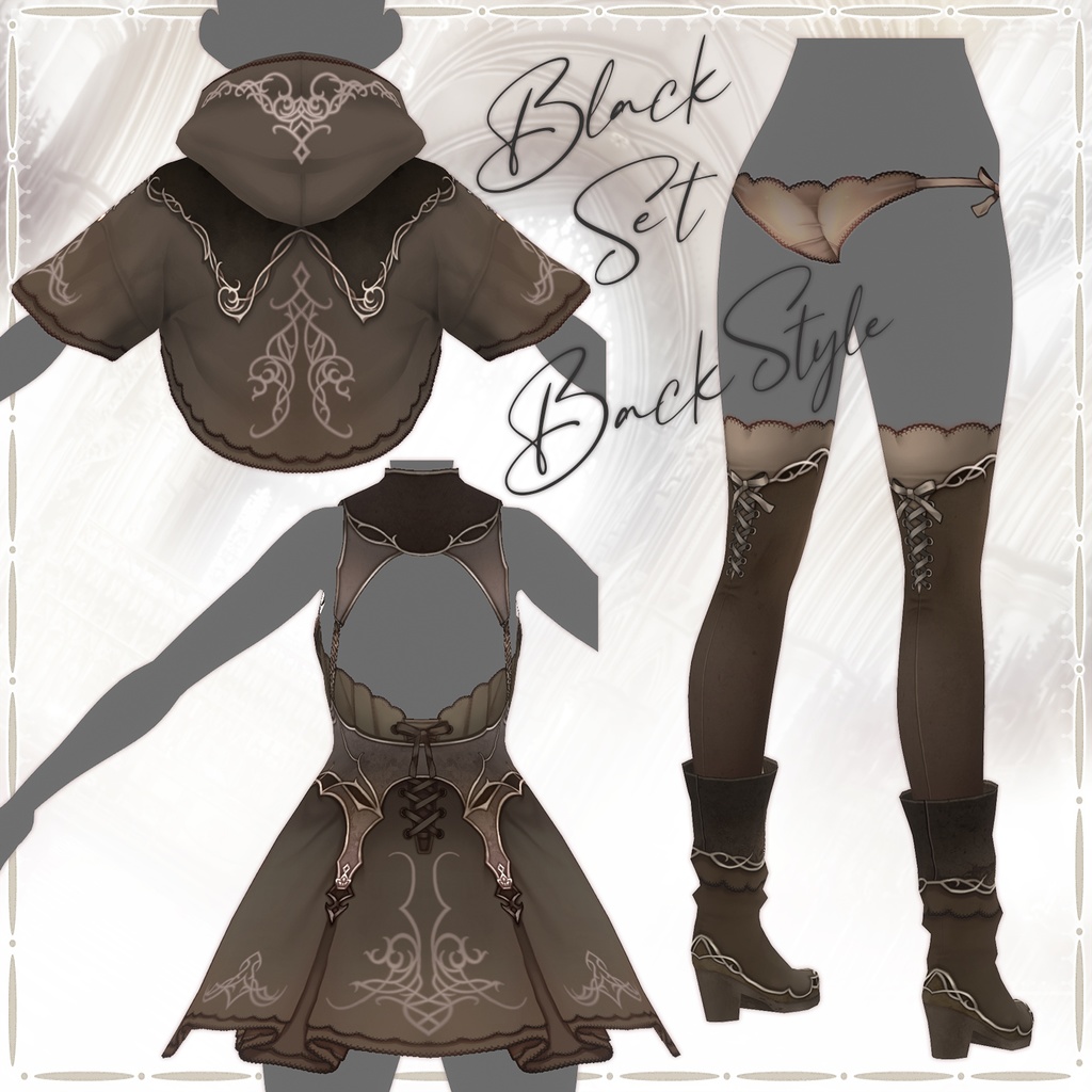 エルフローブ【 VRoid用衣装 】