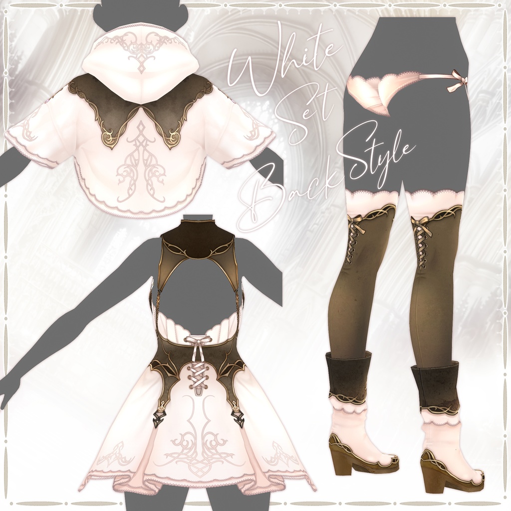 エルフローブ【 VRoid用衣装 】