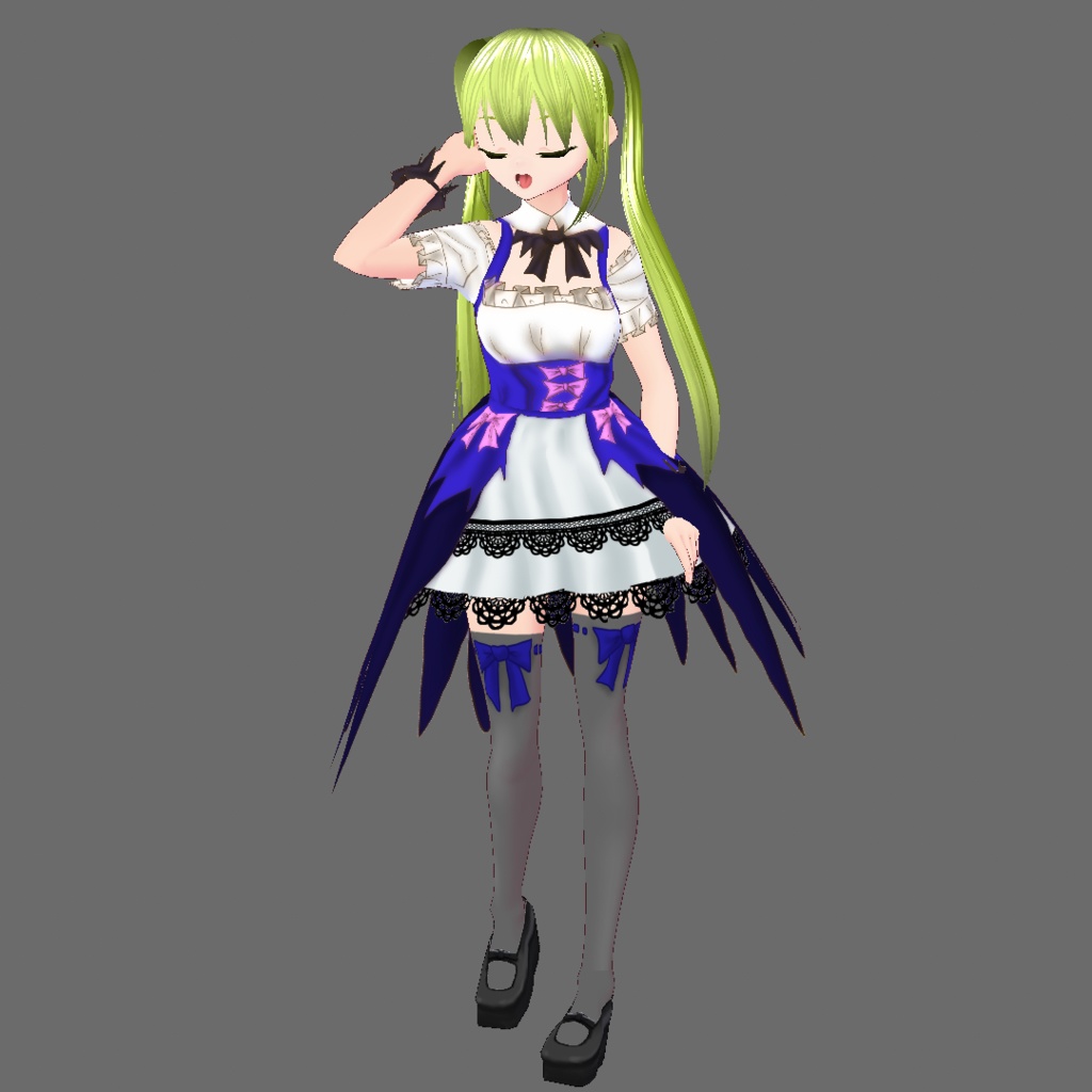 【VROIDテクスチャ】ハロウィンドレス