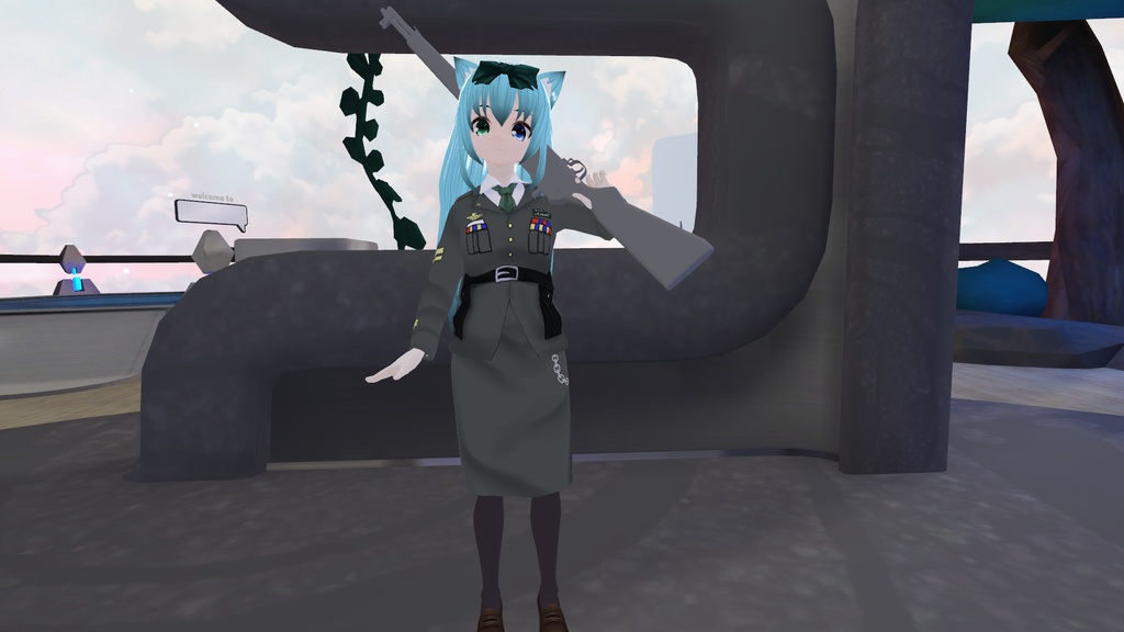 【VROIDテクスチャ】軍服風制服