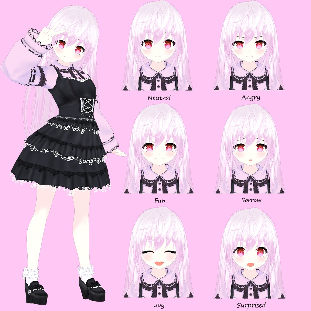 【VRoidアバター】イーディス・ゴッコちゃん