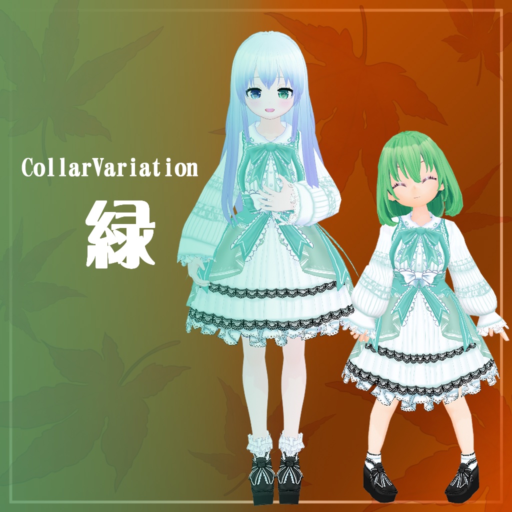 【VRoidテクスチャ】【セシル変身テクスチャ】24式秋ワンピース