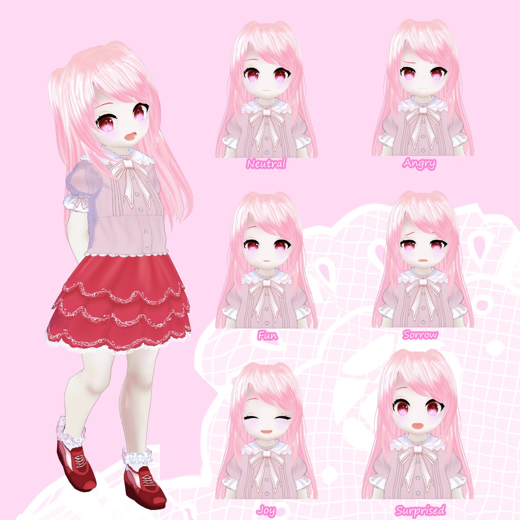 【VRoidアバター】朱音ちゃん