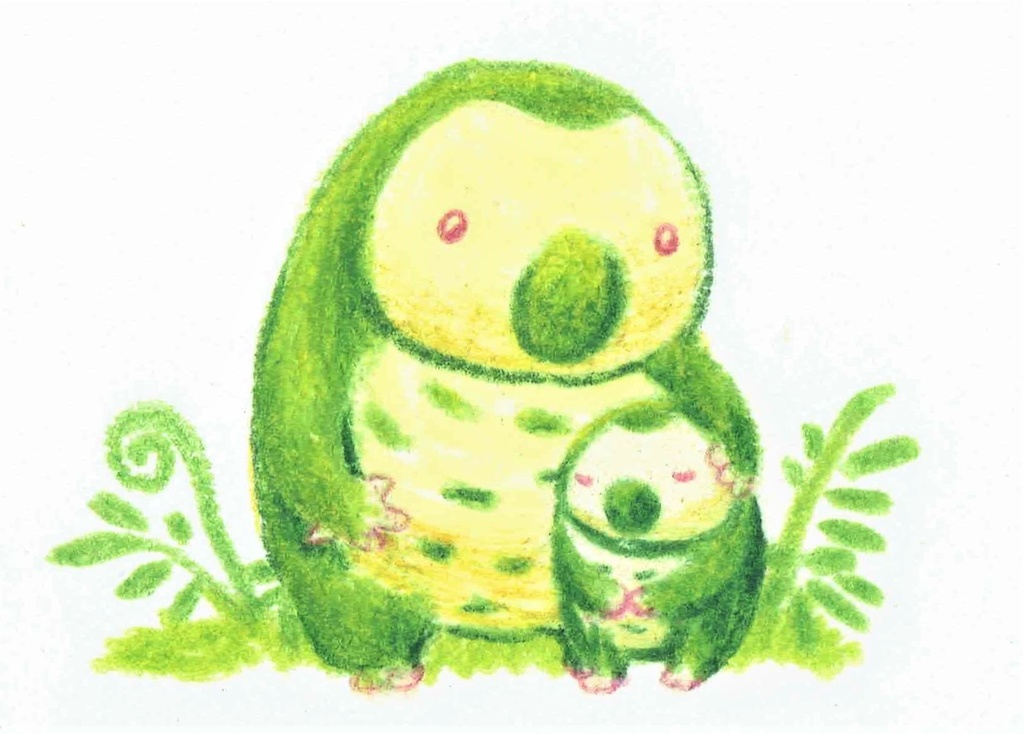 ミニ原画「どんなときも」