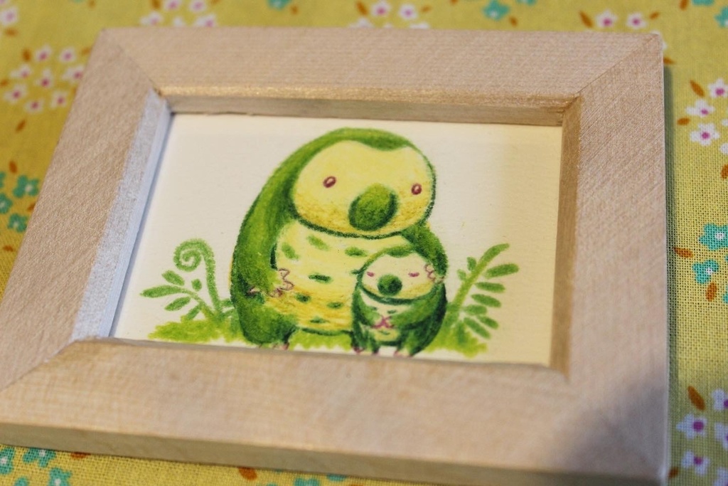 ミニ原画「どんなときも」