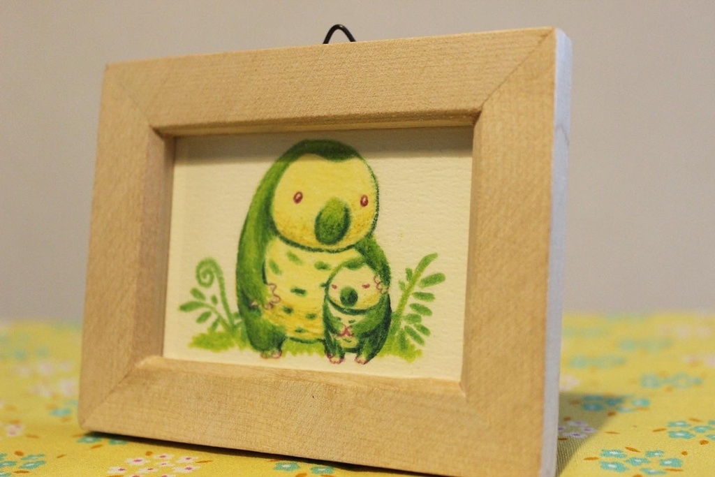 ミニ原画「どんなときも」