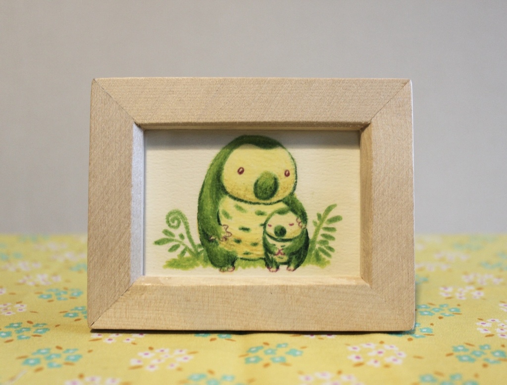 ミニ原画「どんなときも」