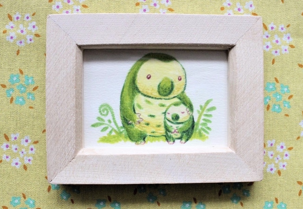 ミニ原画「どんなときも」