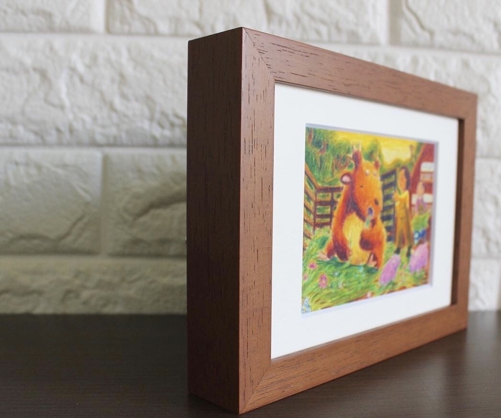 原画「お隣さんのつまみぐい」