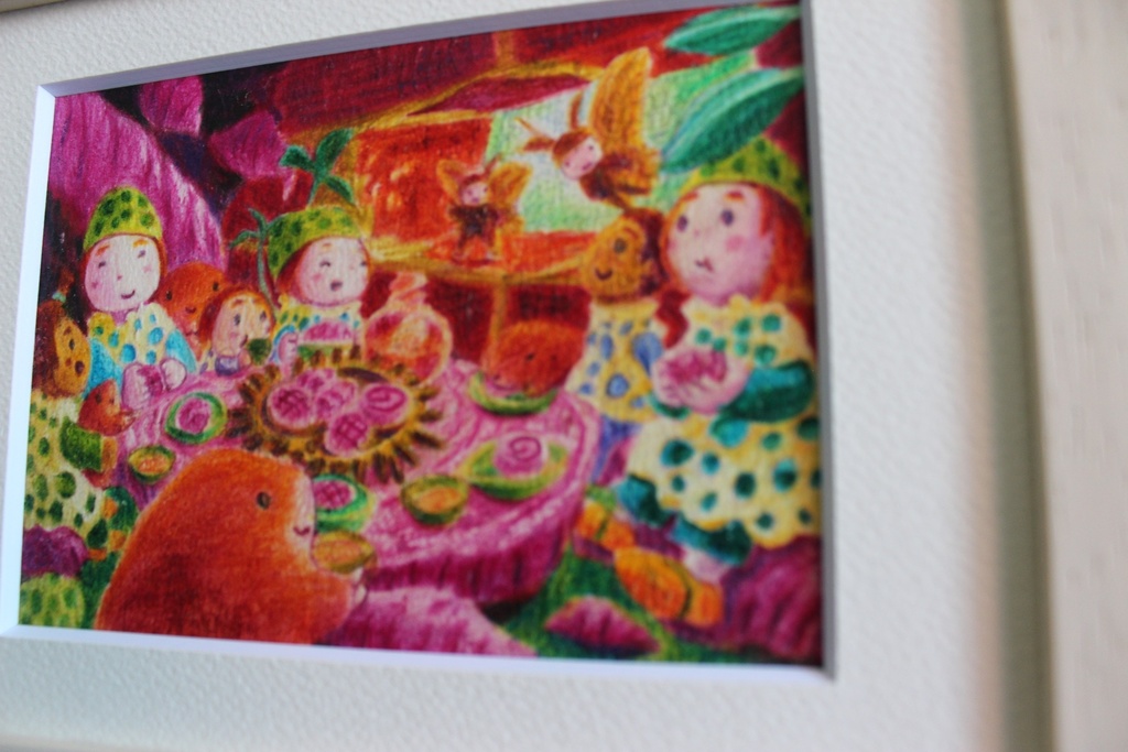 原画「こびとたちのお芋パーティー」