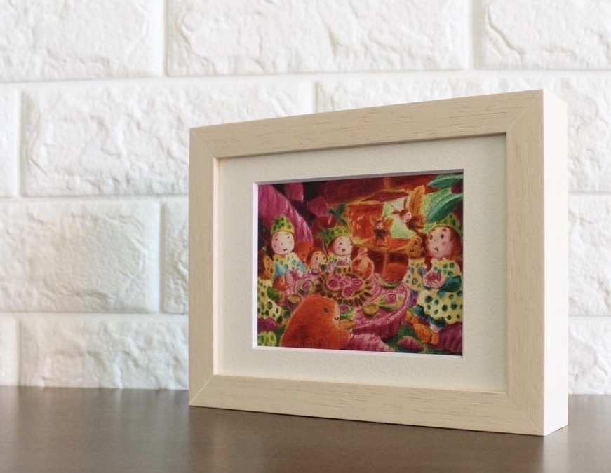 原画「こびとたちのお芋パーティー」