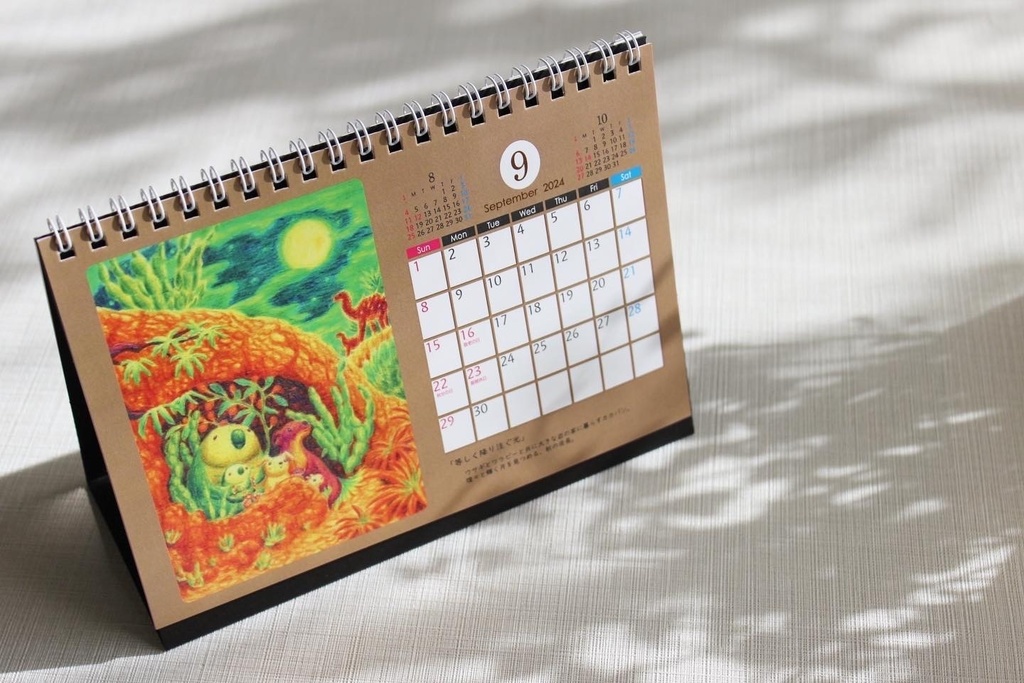 2024年 卓上カレンダー