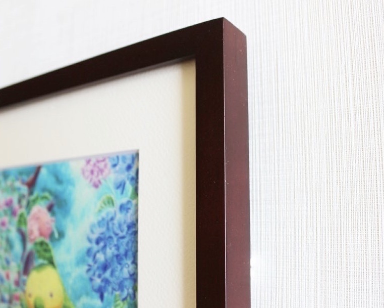 色鉛筆画「しっとりしていて良い天気」