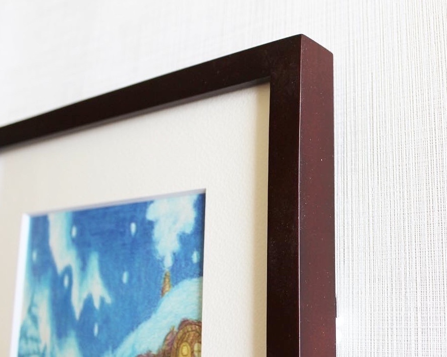 色鉛筆画「にぎやかな冬眠」