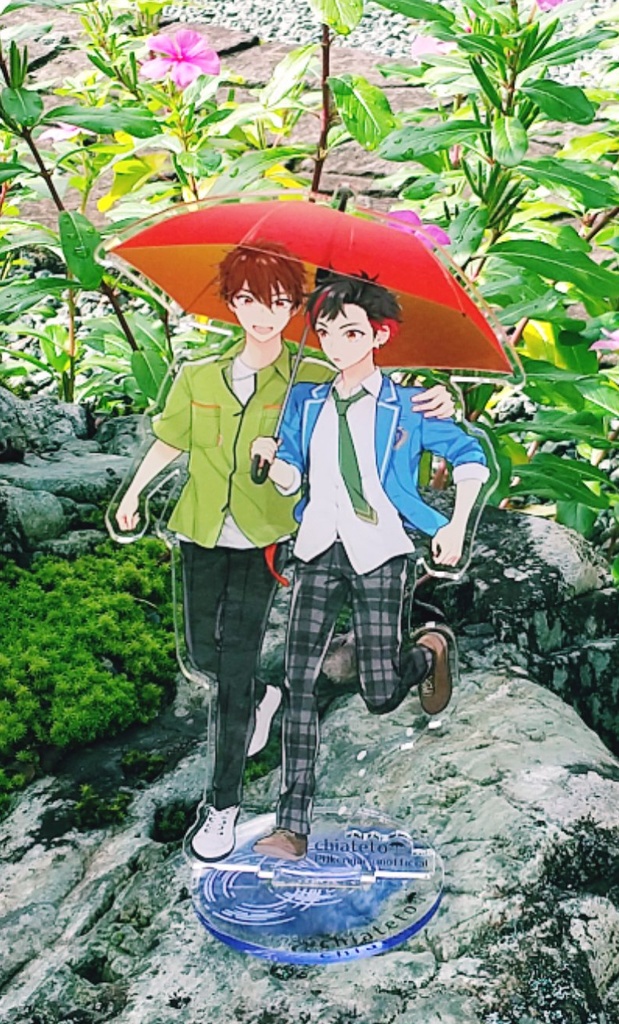 ちあてと相合い傘アクリルスタンド