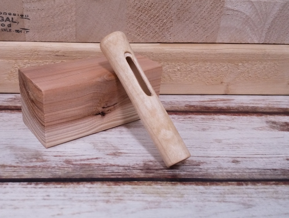 wacomプロペン/グリップペン用 木製グリップ【ハードメイプル(楓)】 形状:通常型 (ボタン穴有り)