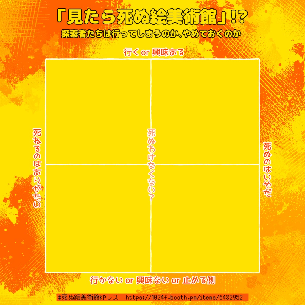 KPレスCoCシナリオ「見たら死ぬ絵美術館」