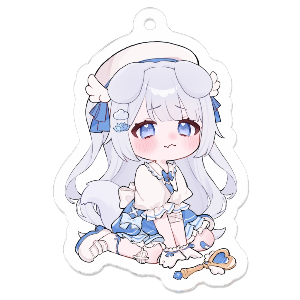 やにみアクキー(魔法少女)50×50(mm)