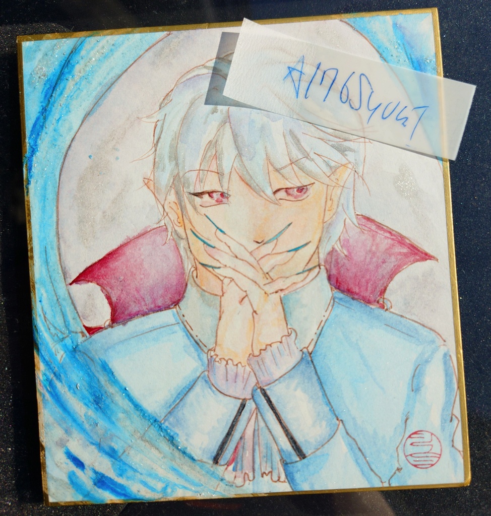 アナログ原画　ミニ色紙