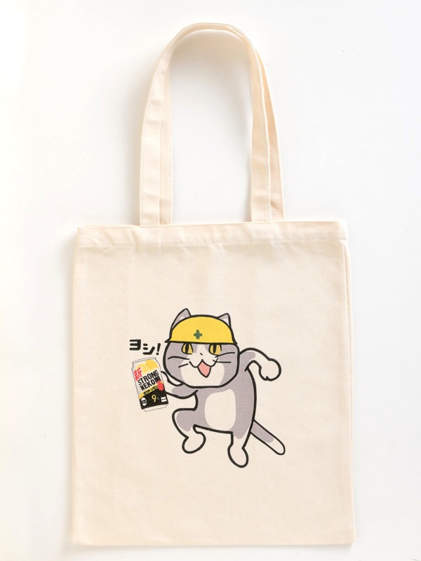 アウトレットストロング現場猫キャンバスバッグ Japanese Internet Memes Booth