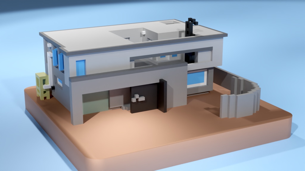 【3D素材】一軒家