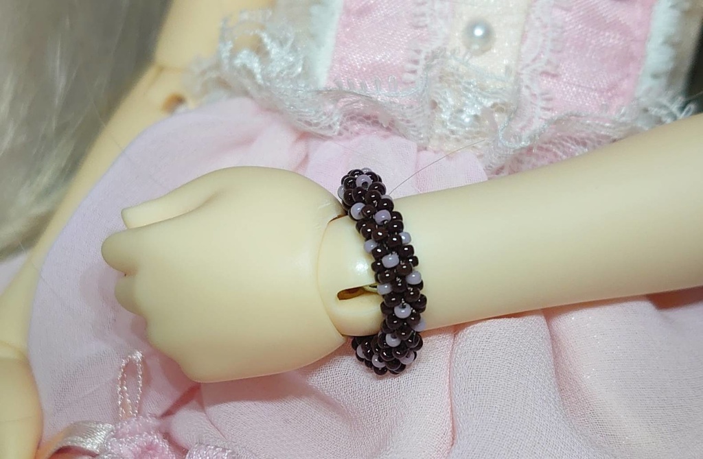 【MDD・SDC・幼SD】ドットチョコのブレスレット