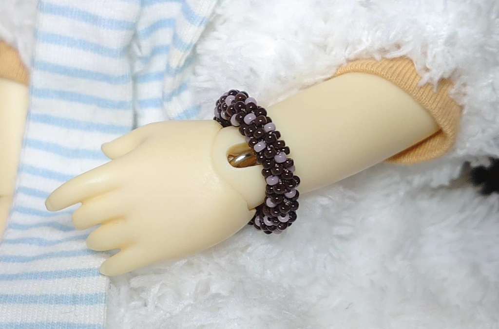 【MDD・SDC・幼SD】ドットチョコのブレスレット