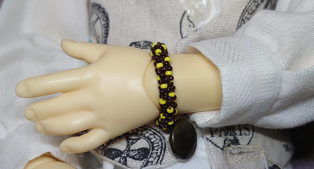 【SD・MSD】ドットチョコのブレスレット