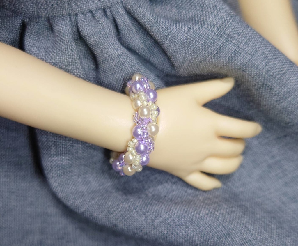 【SD MSD】ゆめかわ色・パールのブレスレット