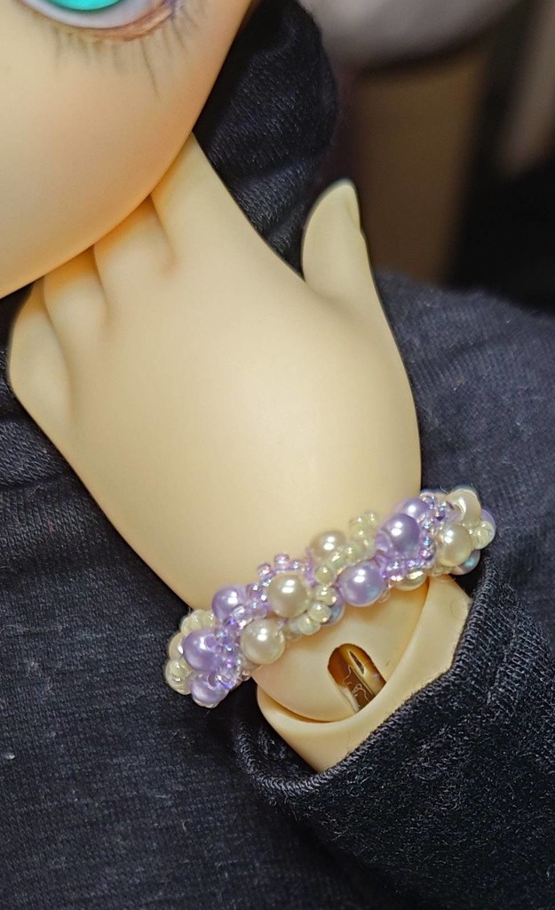 【SD MSD】ゆめかわ色・パールのブレスレット