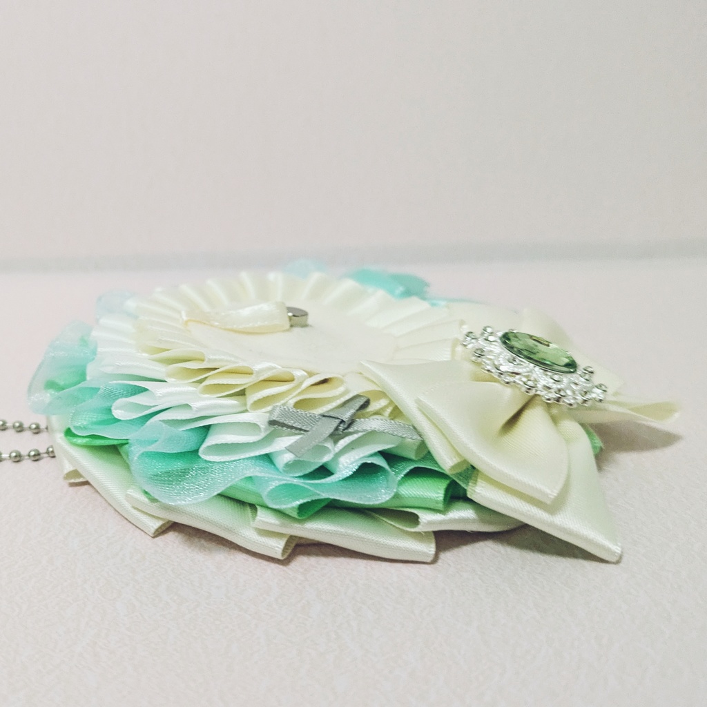 ミント×ホワイト痛ロゼット