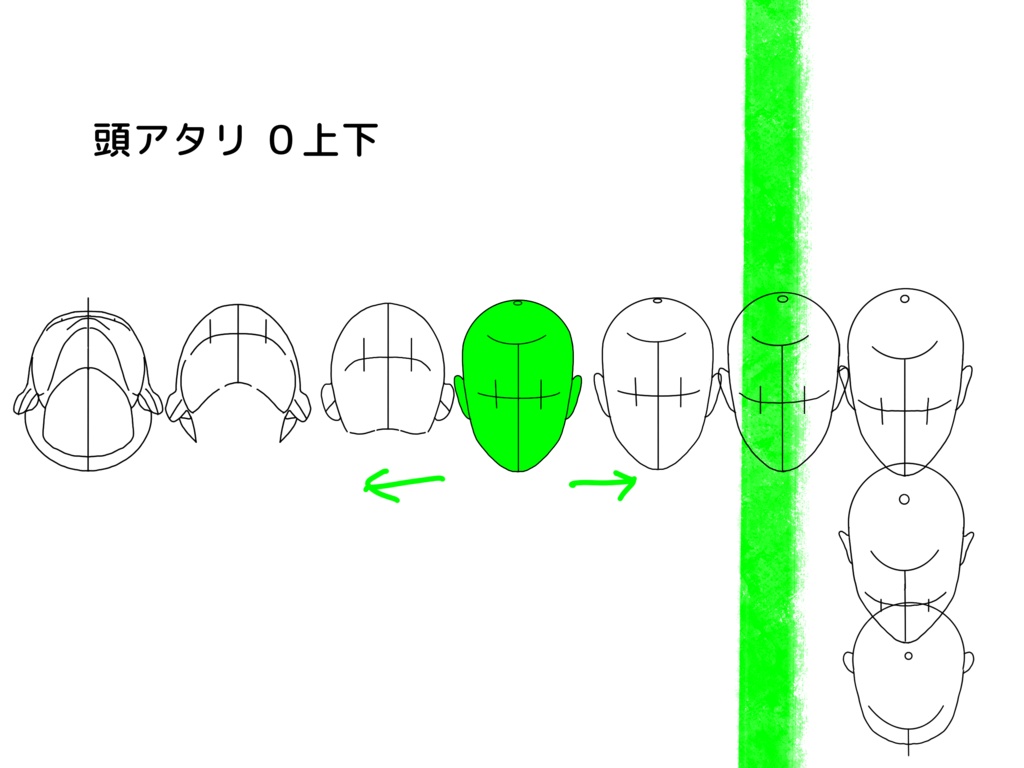【Procreate】顔アタリスタンプセットver.2