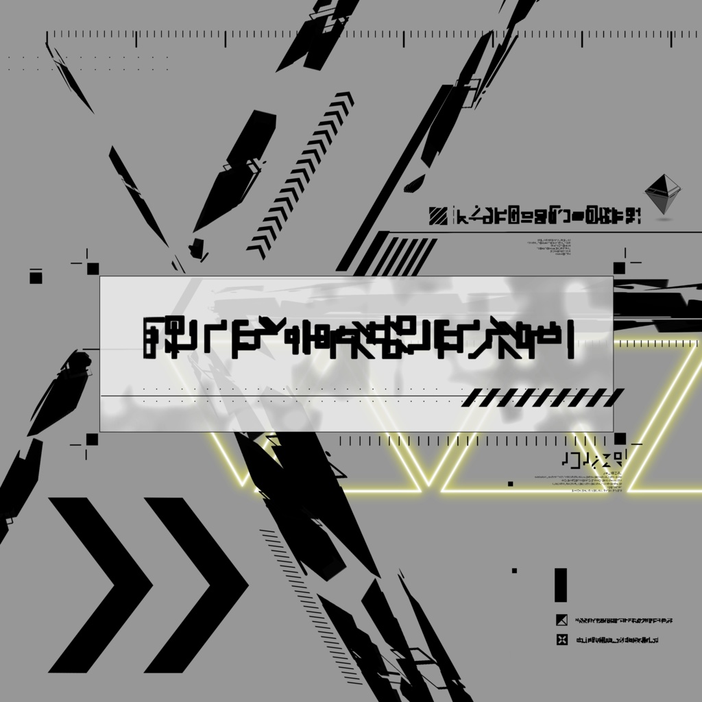 【Procreate】サイバー装飾部品セット