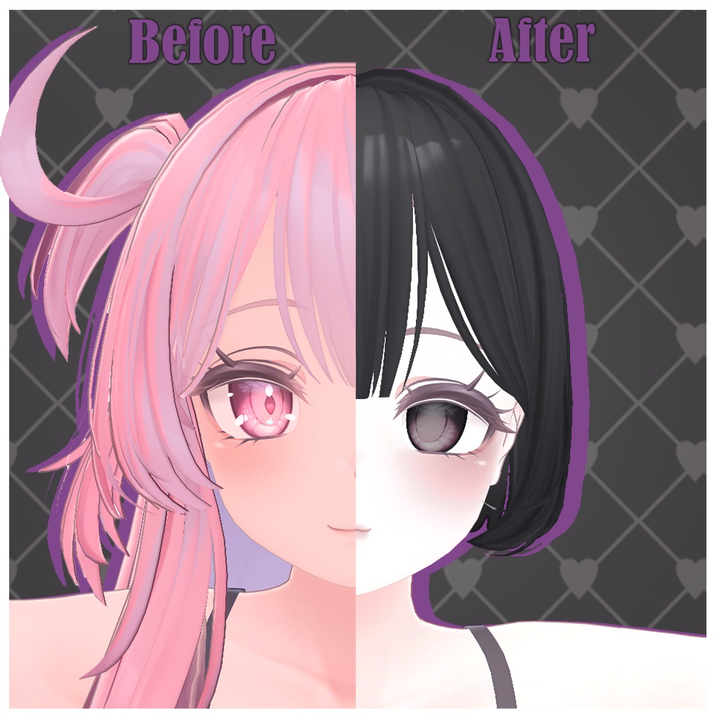 SELESTIA Menhera make up ♡ body make up texture