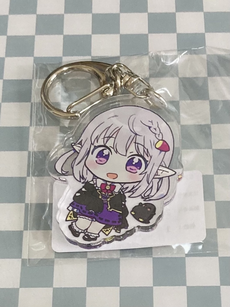 【エルフのいむ】ちんまりエルフのアクリルキーホルダー