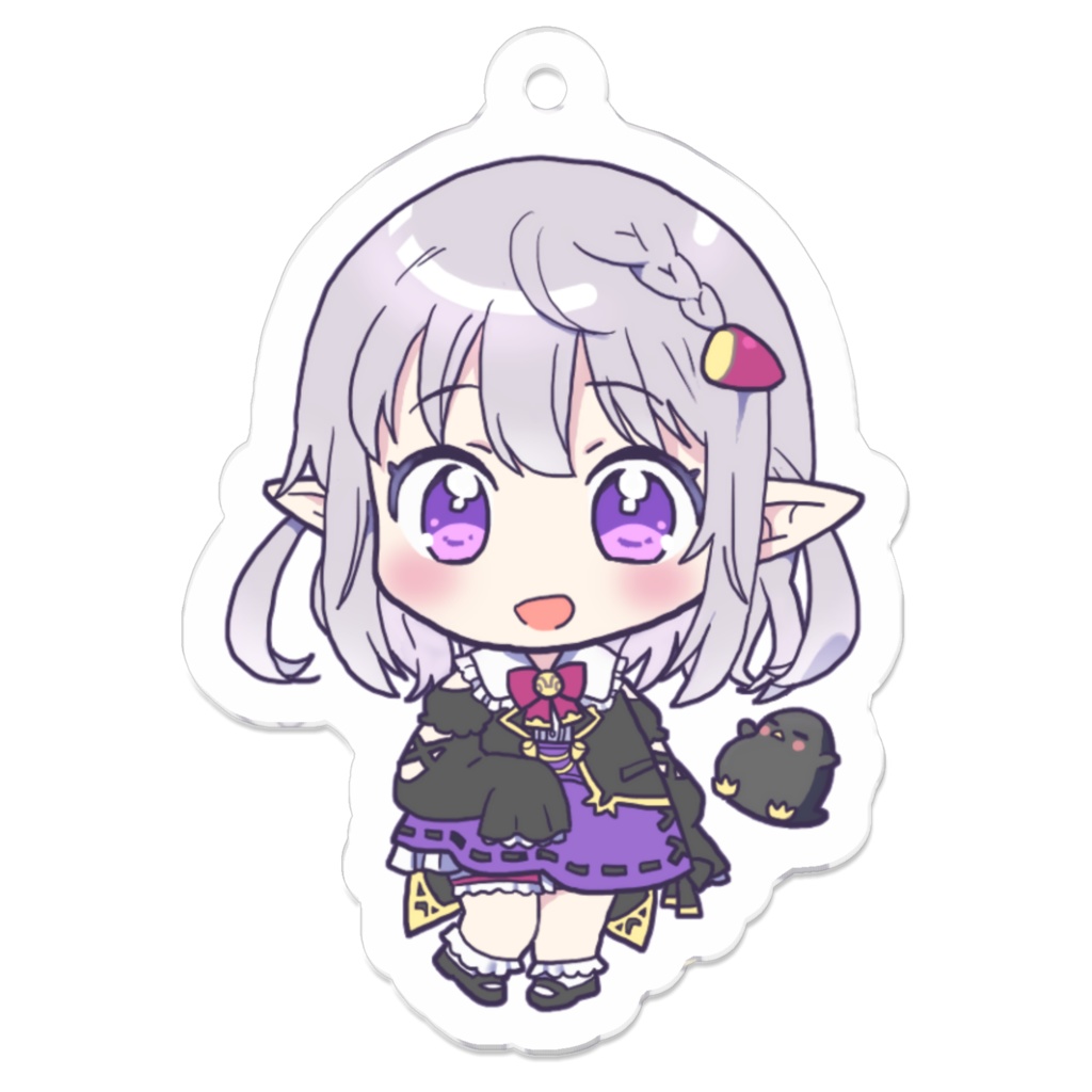 【エルフのいむ】ちんまりエルフのアクリルキーホルダー