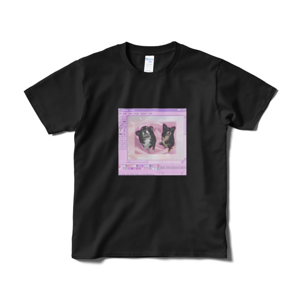 パソコン風りぼんTシャツ