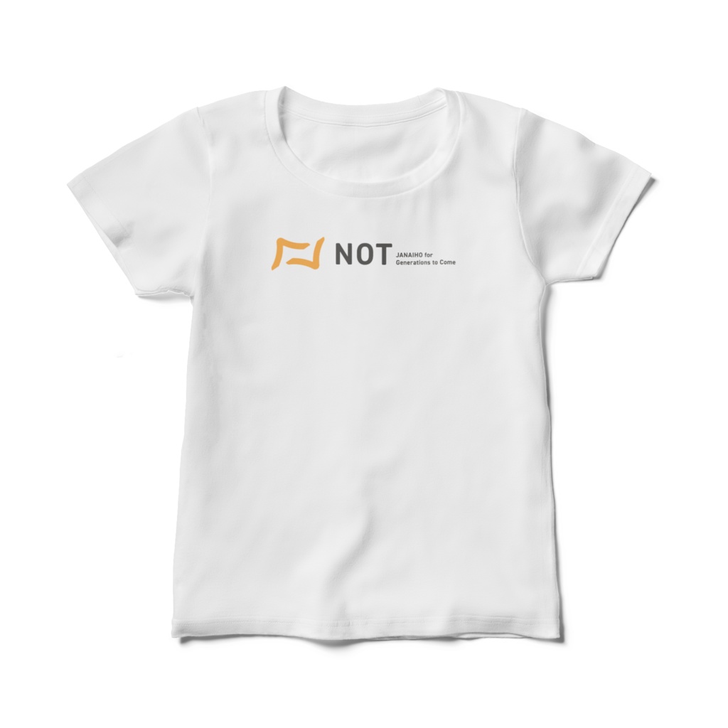 NOTレディースTシャツ(白)