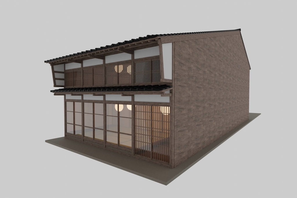 【VRChat想定】古民家 町家 / Japanese Traditional House