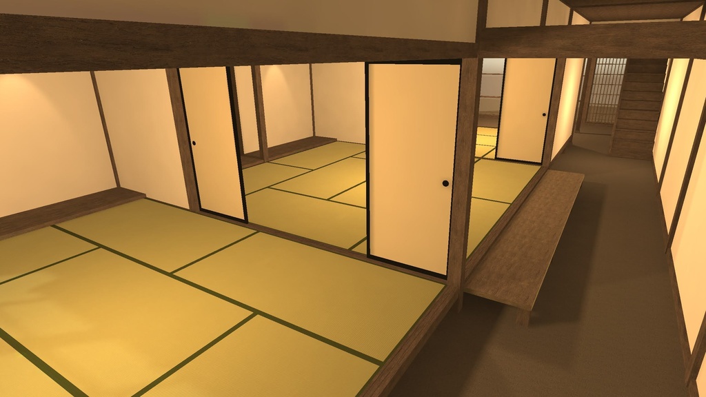 【VRChat想定】古民家 町家 / Japanese Traditional House